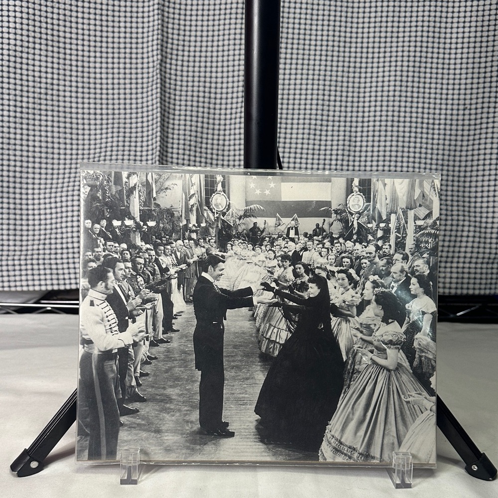 Vintage Black and White Dance Scene 
“ Gone with the Wind “ Photograph.